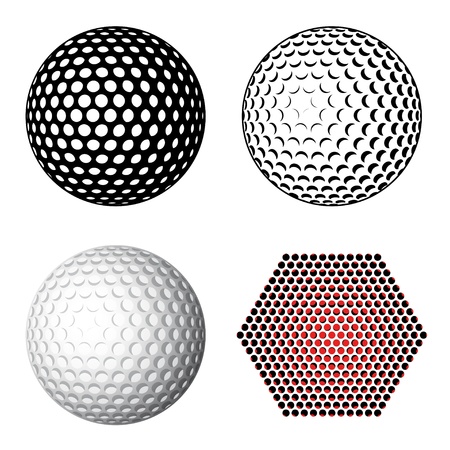 golf ball symbols golf ball symbols
