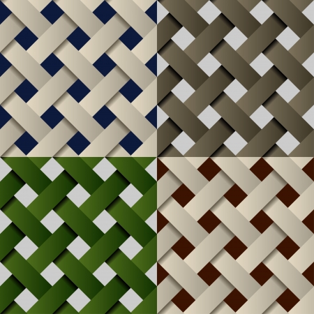 vector seamless paper fabric pattern backgroundのイラスト素材