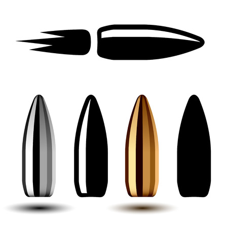 drawing weapon gun bulletsのイラスト素材