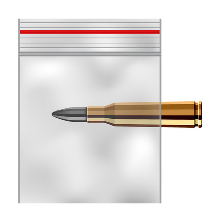 EPS10 vector nylon transparent plastic zip lock bagのイラスト素材