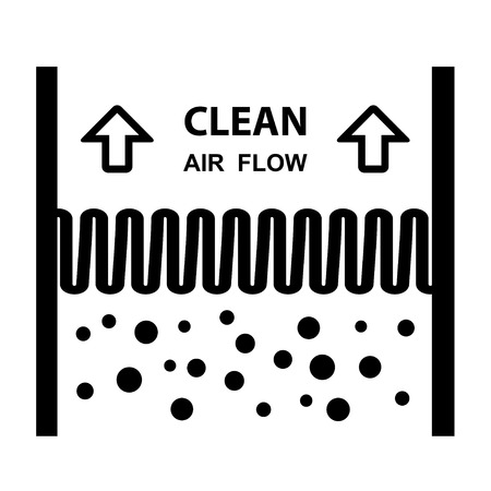 air filter effect symbolのイラスト素材