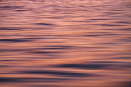 water surface motion speed with twilight color の写真素材