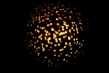 flower bokeh light in circle form abstractの写真素材