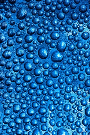 group of drop of water on glass surfaceの写真素材