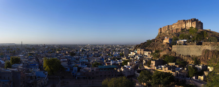 Mehrangarh Fort, in Jodhpur, Rajasthan, INDIA の写真素材