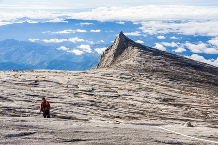 Mount Kinabalu is the highest mountain on the island of Borneo(4,095m).の写真素材