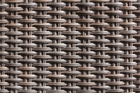 wicker woven rattan pattern  close up background