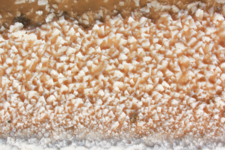 Crystal of sea salt in a field prepared for harvest in Thailandの写真素材