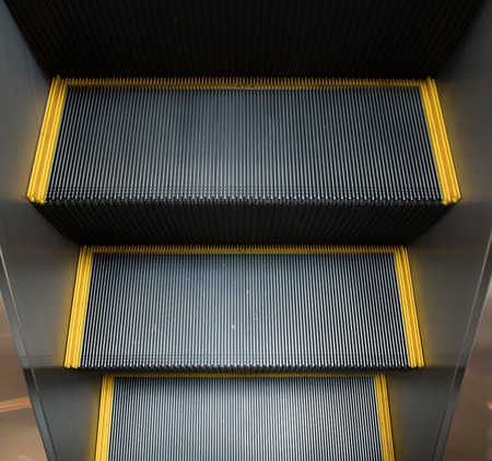 escalator from high Angle view