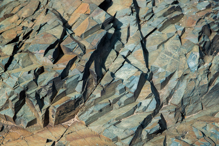 Rock sharp texture background from natureの写真素材