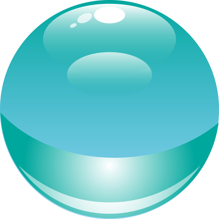 glass vector ballのイラスト素材
