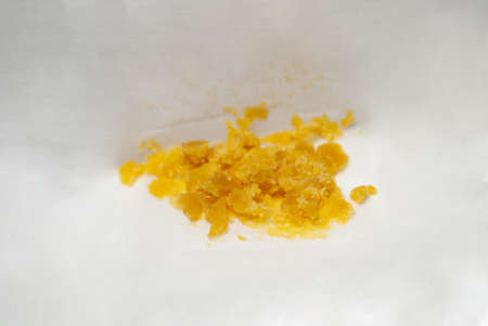Strawberry Banana Cannabis Concentrate - Crumble BHOの写真素材
