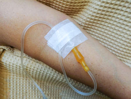 hand of patientsの写真素材