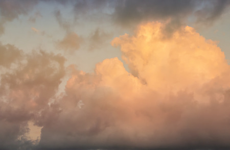 Sky and cloud at sunset
