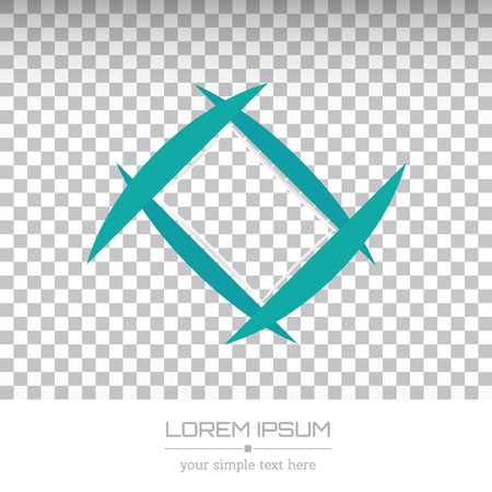 Abstract Creative concept vector image logo of real estate for web and mobile applications isolated on background, art illustration template design, business infographic and social media, icon, symbolのイラスト素材