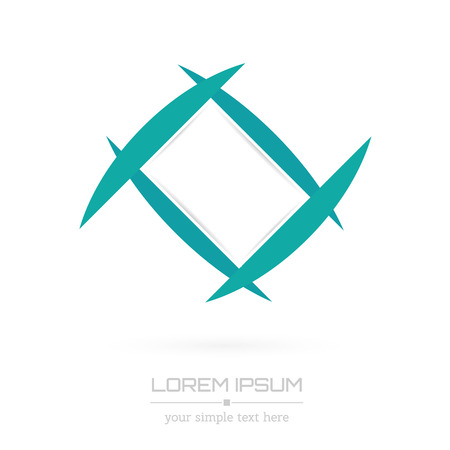 Abstract Creative concept vector image logo of real estate for web and mobile applications isolated on background, art illustration template design, business infographic and social media, icon, symbolのイラスト素材