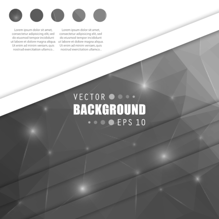 Abstract Creative concept booklet listのイラスト素材