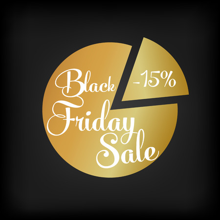 Abstract Creative concept vector gold bubble isolated on black background. For Web and Mobile Applications, art illustration template design, business infographic and social media, modern decorationのイラスト素材