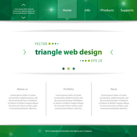 Abstract Creative concept vector website template. For modern web and mobile Applications isolated on background, interface, illustration design, business infographic and social multimedia icon.のイラスト素材