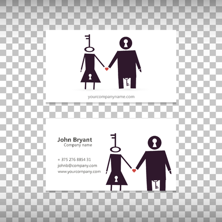 Abstract Creative concept vector unusual lovely couple silhouette of a man and a woman isolated on white background. For Web and Mobile Applications, Illustration template design, business infographicのイラスト素材