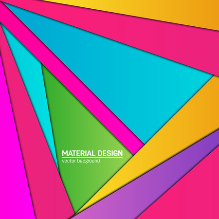 Vector material design background. Abstract creative concept layout template. For web and mobile app, paper art illustration design. style blank, poster, booklet. Motion wallpaper element. Flat ui.のイラスト素材