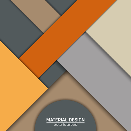 Vector material design background. Abstract creative concept layout template. For web and mobile app, paper art illustration design. style blank, poster, booklet. Motion wallpaper element.  Flat ui.のイラスト素材