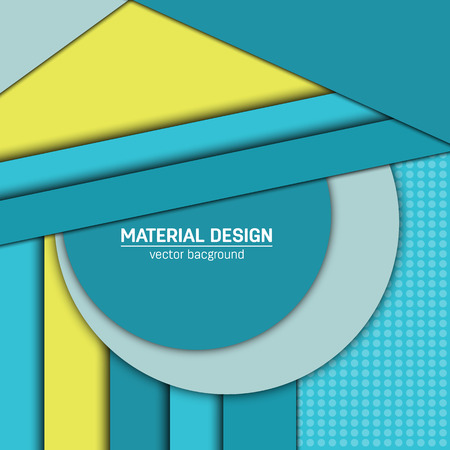 Vector material design background. Abstract creative concept layout template. For web and mobile app, paper art illustration design. style blank, poster, booklet. Motion wallpaper element.  Flat ui.のイラスト素材