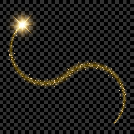 Creative concept Vector set of glow light effect stars bursts with sparkles isolated on black background. For illustration template art design, banner for Christmas celebrate, magic flash energy ray.のイラスト素材