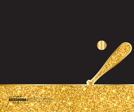 Creative vector baseball. Art illustration template background. For presentation, layout, brochure, logo, page, print, banner, poster, cover, booklet, business infographic, wallpaper, sign, flyer.のイラスト素材