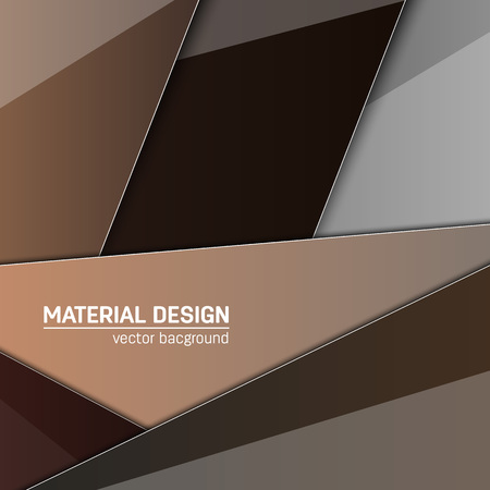 Vector material design background. Abstract creative concept layout template. For web and mobile app, paper art illustration design. style blank, poster, booklet. Motion wallpaper element. Flat ui.のイラスト素材