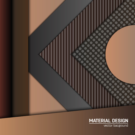 Vector material design background. Abstract creative concept layout template. For web and mobile app, paper art illustration design. style blank, poster, booklet. Motion wallpaper element. Flat ui.のイラスト素材