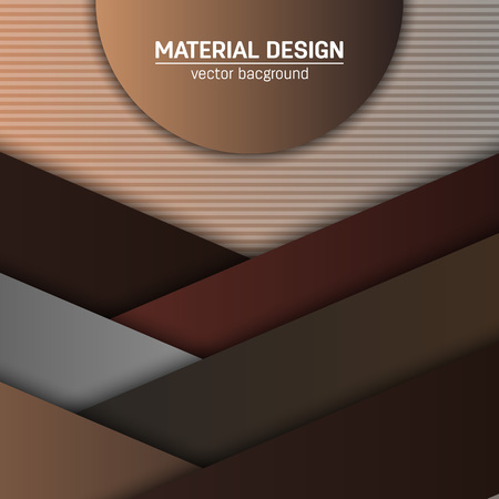 Vector material design background. Abstract creative concept layout template. For web and mobile app, paper art illustration design. style blank, poster, booklet. Motion wallpaper element. Flat ui.のイラスト素材