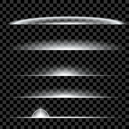 Creative concept Vector set of glow light effect stars bursts with sparkles isolated on black background. For illustration template art design, banner for Christmas celebrate, magic flash energy ray.のイラスト素材