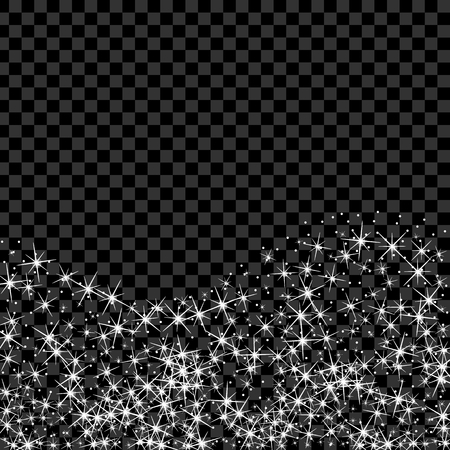 Creative concept Vector set of glow light effect stars bursts with sparkles isolated on black background. For illustration template art design, banner for Christmas celebrate, magic flash energy ray.のイラスト素材