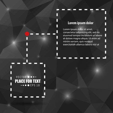 Abstract concept vector empty speech square quote text bubble. For web and mobile app isolated on background, illustration template design, creative presentation, business infographic social media.のイラスト素材