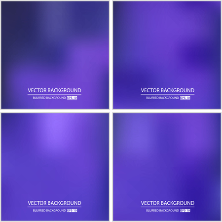 Abstract Creative concept vector multicolored blurred background set. For Web and Mobile Applications, art illustration template design, business infographic and social media, modern decoration.のイラスト素材