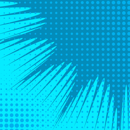 Abstract Creative concept vector comics pop art style blank layout template with clouds beams and isolated dots pattern on background. For Web and Mobile Applications, illustration template design.のイラスト素材