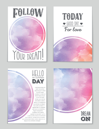 Abstract vector layout background set. For art template design, list, page, mockup brochure theme style, banner, idea, cover, booklet, print, flyer, book, blank, card, ad, sign, sheet, flyer, a4.のイラスト素材