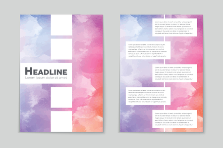 Abstract vector layout background set. For art template design, list, page, mockup brochure theme style, banner, idea, cover, booklet, print, flyer, book, blank, card, ad, sign, sheet, flyer, a4.のイラスト素材