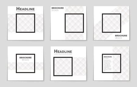 Abstract vector layout background set. For art template design, list, page, mockup brochure theme style, banner, idea, cover, booklet, print, flyer, book, blank, card, ad, sign, sheet, flyer, a4.のイラスト素材