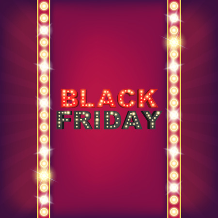 Abstract black friday sale vector background. For web and mobile applications, art illustration template design, creative business info graphic, brochure, banner, concept poster, cover, booklet.のイラスト素材