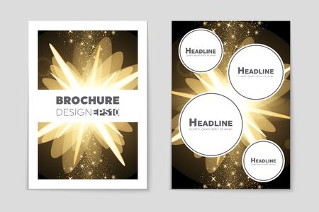 Abstract vector layout background set. For art template design, list, page, mockup brochure theme style, banner, idea, cover, booklet, print, flyer, book, blank, card, ad, sign, sheet, flyer, a4.のイラスト素材