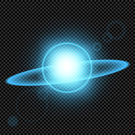 Creative concept Vector set of glow light effect stars bursts with sparkles isolated on black background. For illustration template art design, banner for Christmas celebrate, magic flash energy ray.のイラスト素材