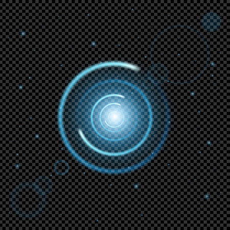 Creative concept Vector set of glow light effect stars bursts with sparkles isolated on black background. For illustration template art design, banner for Christmas celebrate, magic flash energy ray.のイラスト素材