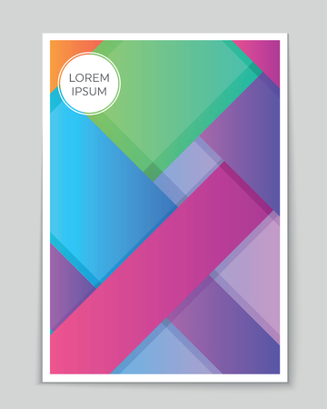 Abstract vector layout background set. For art template design, list, page, mockup brochure theme style, banner, idea, cover, booklet, print, flyer, book, blank, card, ad, sign, sheet, flyer, a4.のイラスト素材