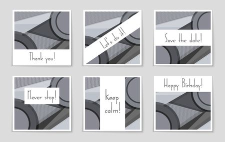 Abstract vector layout background set. For art template design, list, page, mockup brochure theme style, banner, idea, cover, booklet, print, flyer, book, blank, card, ad, sign, sheet, flyer, a4.のイラスト素材