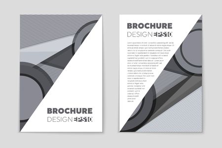 Abstract vector layout background set. For art template design, list, page, mockup brochure theme style, banner, idea, cover, booklet, print, flyer, book, blank, card, ad, sign, sheet, flyer, a4.のイラスト素材