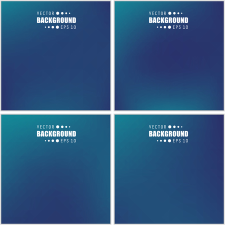 Abstract Creative concept vector multicolored blurred background set. For Web and Mobile Applications, art illustration template design, business infographic and social media, modern decoration.のイラスト素材