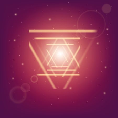 Creative concept Vector set of glow light effect stars bursts with sparkles isolated on black background. For illustration template art design, banner for Christmas celebrate, magic flash energy ray.のイラスト素材