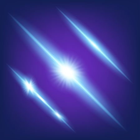 Creative concept Vector set of glow light effect stars bursts with sparkles isolated on black background. For illustration template art design, banner for Christmas celebrate, magic flash energy ray.のイラスト素材